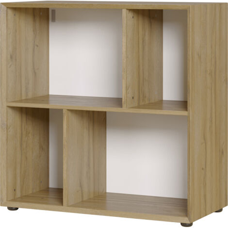 Bibliothèque moderne 80 cm coloris chêne Joshua (1/5)
