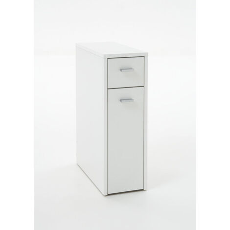 Meuble de rangement télescopique blanc Adenia (1/4)