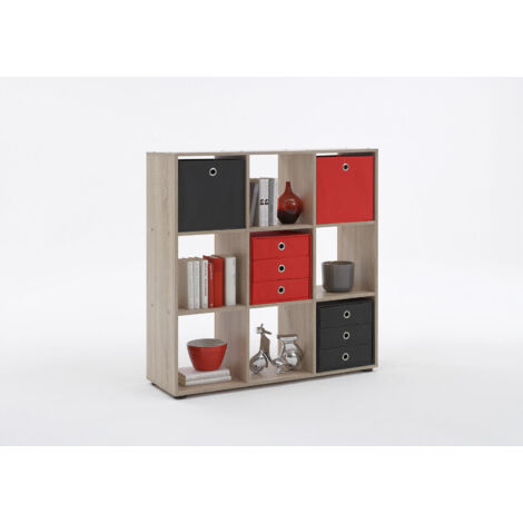 Etagère contemporaine 9 casiers Elba (1/3)