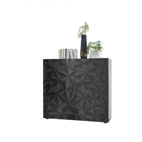 Buffet haut 2 portes design laqué Andreasse (1/5)