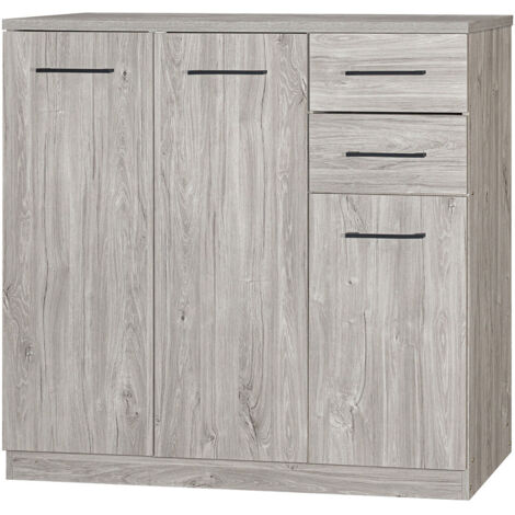 Meuble de rangement contemporain chêne gris Elmet (1/5)
