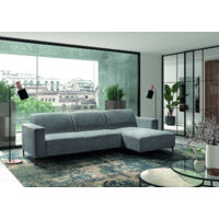 Canapé d'angle moderne en tissu Neptune