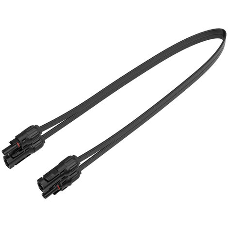 Câble extra plat pour panneau solaire – Connecteur MC4 – Longueur 5m – Résistant aux UV et intempéries – Eco Flow