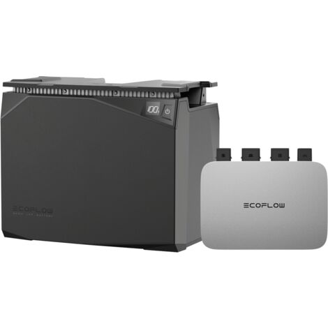 Ecoflow – Kit solaire étanche 2 kWh – Batterie LiFePO4 2048Wh – Recharge simultanée – Étanche IP54 – Performances optimales même à -20℃
