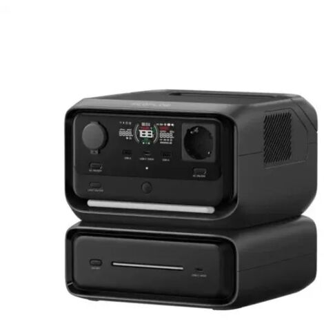 Station électrique EcoFlow RIVER 3 Max 572 Wh – Recharge rapide 1h – Alimente 90% des appareils – Technologie LFP 3000 cycles - EB300