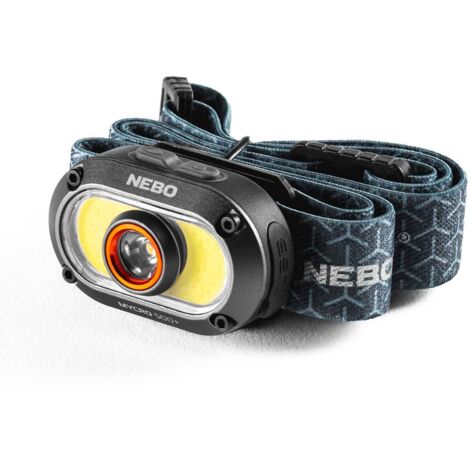 Torcia da Testa Frontale LED Ricaricabile 250 lm Professionale Utile per Caschi Kask Soccorso Protezione Civile Croce Rossa Italiana NEO1R Art. 502012