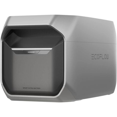Batterie supplémentaire LiFePO4 1024Wh – 4000 cycles – Connectivité Wi-Fi – Pour EcoFlow Delta 3 – Dimensions 398x200x198mm