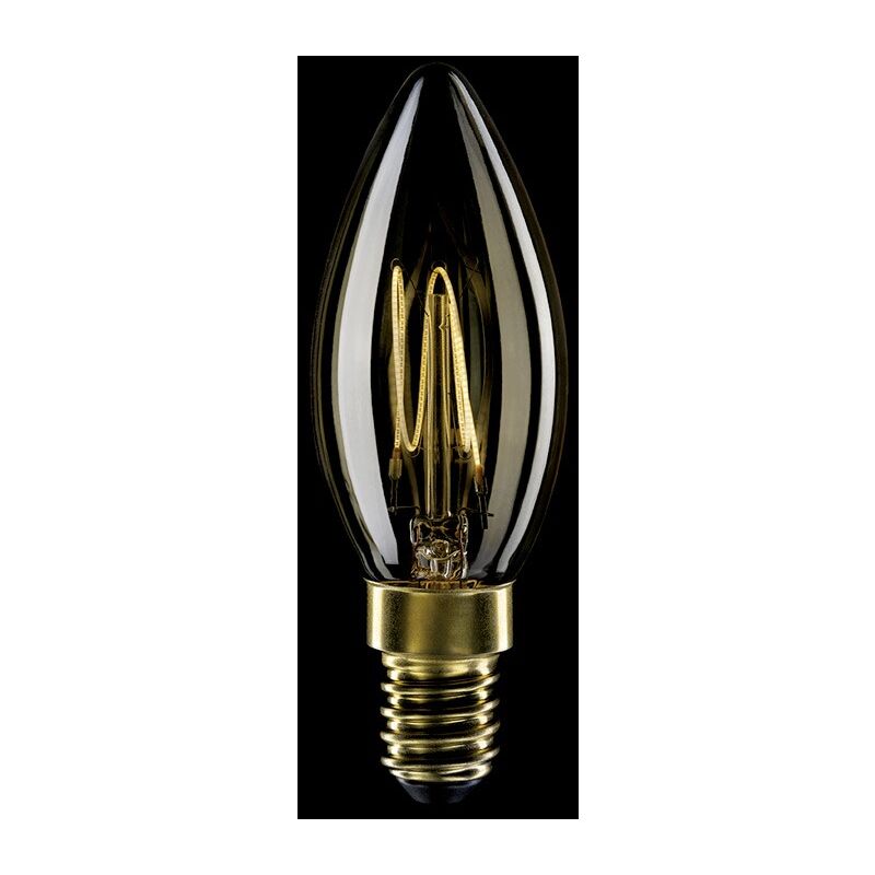 C51 - Ampoule LED C35 dorée