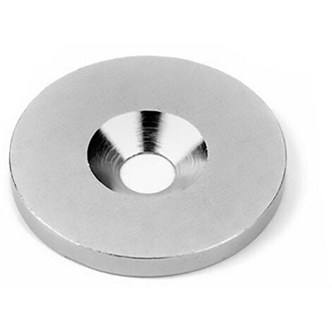10 mini rondelles en métal argenté 4,5mm