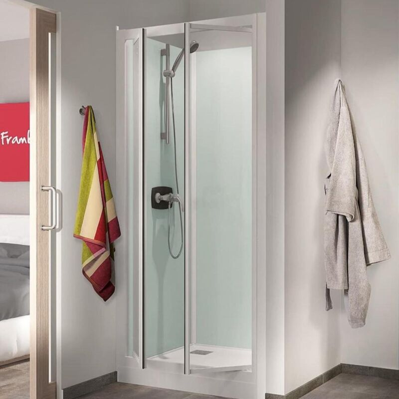 Cabine de douche Kineprime Glass 1/4 de rond KINEDO Salle de bains