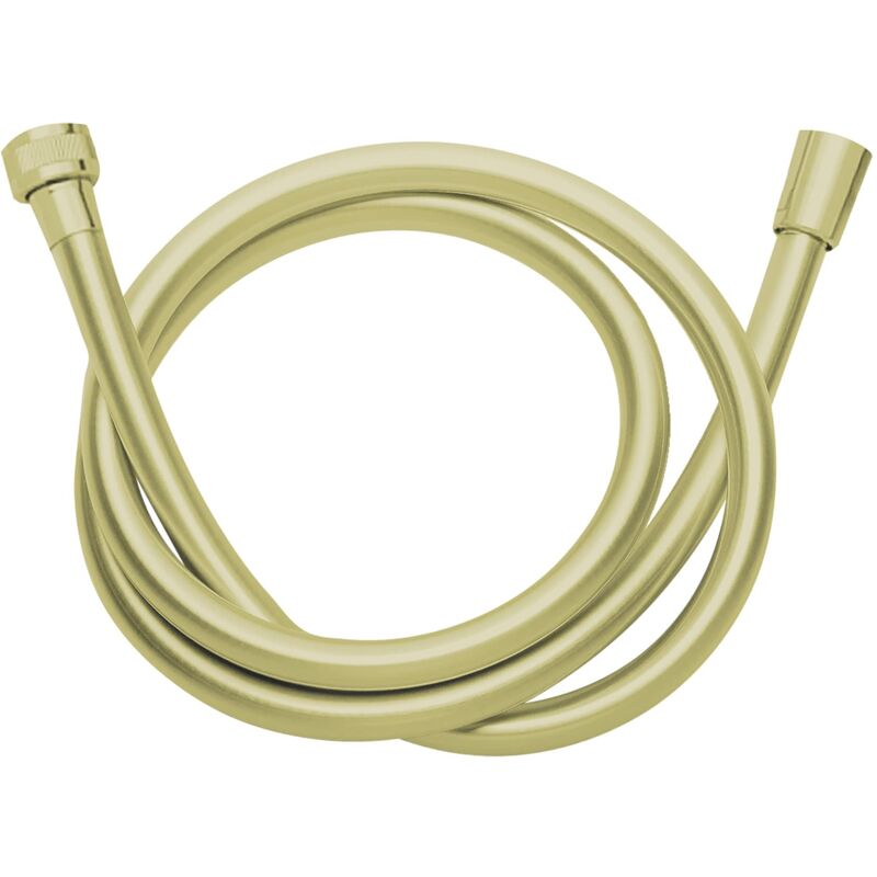 Flexible de douche CLEVER Gamme PRO PVC 1,75M-diamètre standard 15x21 (1/2)  couleur BRUSHED GOLD