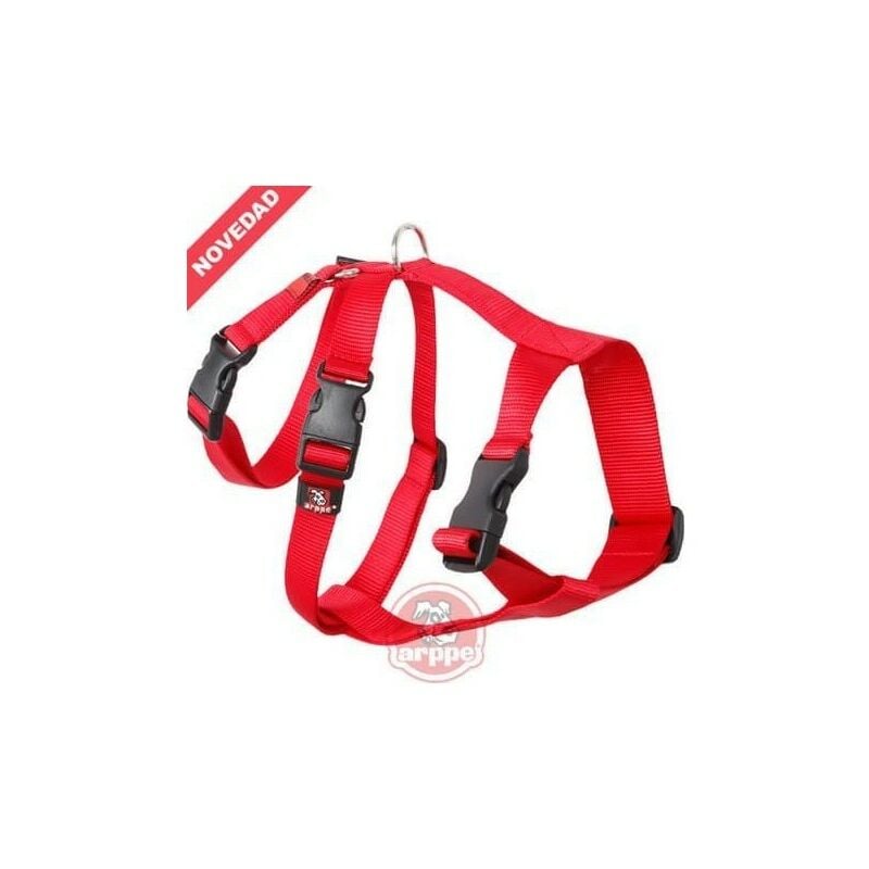 Arppe 196222530001 Nylon basic triple galgos y podencos rojo para