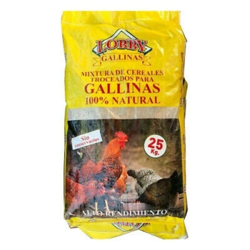 Mixtura de cereales troceados para gallinas, 25kg