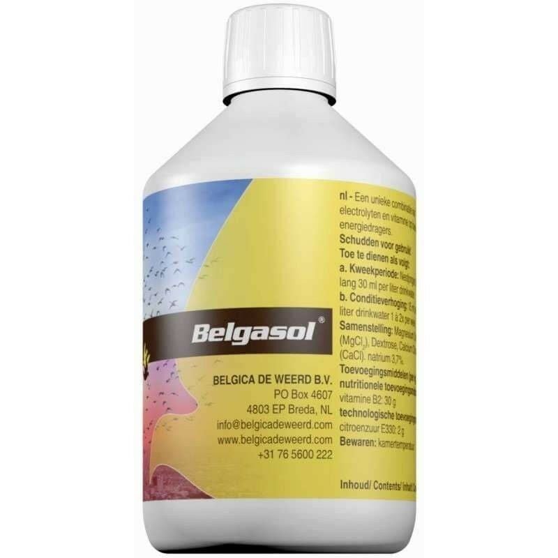 BELGASOL BELGICA DE WEERD electrolítos y vitamina B12 para palomas 1000 ml