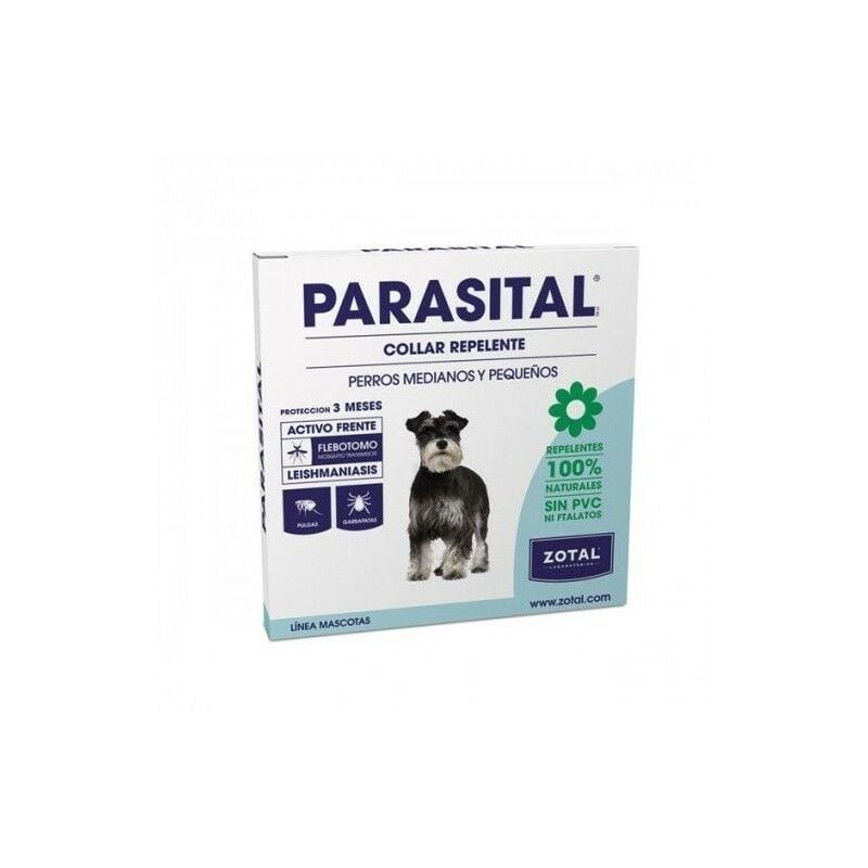 Parasital Collar Repelente Perros Medianos y Pequeños