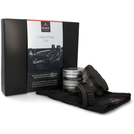 Black Label Lederpflege Set