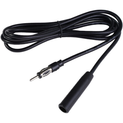 Yosoo UKW Radio-Antennen-Verlängerungskabel - Universal Auto Zubehör Schwarz