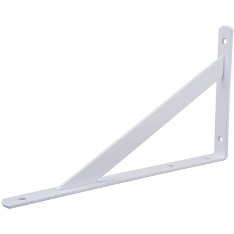 Verstärkter Regalwinkel in weiss 250 x 150 x 20 x 3,0 mm