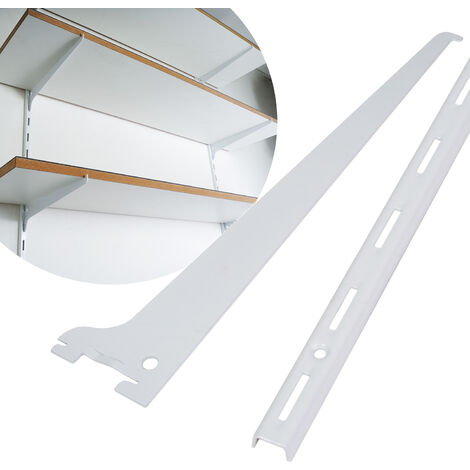 Regalsystem Weiß 1-reihig ohne Schiene 45 cm Träger