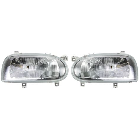 Satz Haupt-Scheinwerfer Links + Rechts für VW Golf III