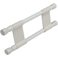 Doppelhaltestange 25-43cm für Regale und Schränke