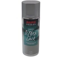 Baufix Gold Silber Lackspray 400ml Farbspray Sprühdose Lack Buntlack Sprühfarbe - silber