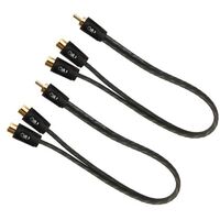 2x Y-Cinch Kabel Cosmic 0,3m Stecker auf 2 Buchse