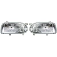 Satz Haupt-Scheinwerfer Links + Rechts für VW Golf III