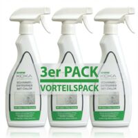 3x Schimmelentferner mit Aktiv-Chlor-Formel je 500ml