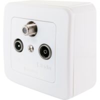 Multimedia Durchgangsdose (8 dB)