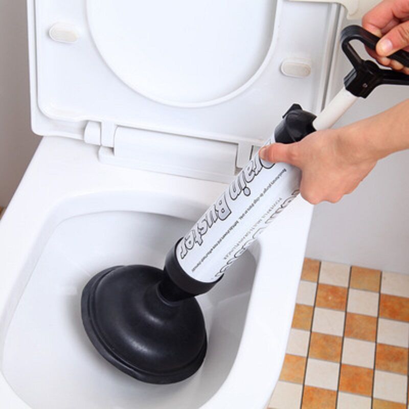 Dripex Déboucheur de toilettes haute pression pour salle de bain, déboucheur  de tuyaux, outil de déboucheur de toilettes d'égout, aspiration de toilettes