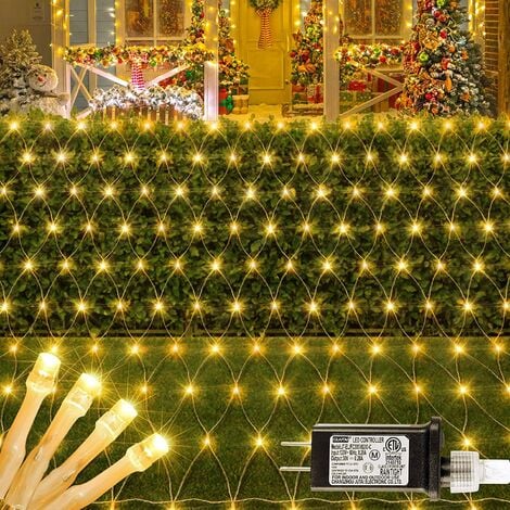Guirlande Lumineuse Solaire Extérieure 100M 1000 Led Éclairage De Noël  Solaire Blanc Chaud Rideau Lumineux Avec 8 Modes D'Éc[u3086] - Cdiscount  Maison