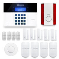 Alarme maison sans fil DNBi26 – Technologie sans fil avancée – 32 zones d’accessoires – Sirène extérieure OS334R – Compatible Box internet – Tike Sécurité