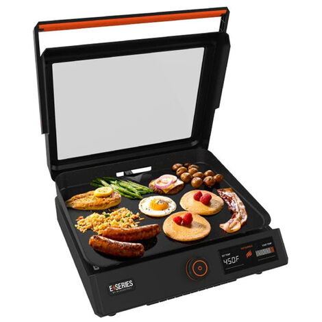 Plancha électrique Blackstone 17 pouces avec couvercle en verre (1/4)