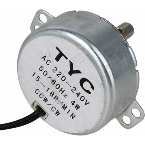 sourcing map Electric synchronous motor rotary motor AC 220-240 V CCW