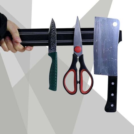 Barre Magnétique Porte-Couteaux 30 Cm VFANDV - Support Mural Inox Aimanté Sans Perçage Pour Cuisine