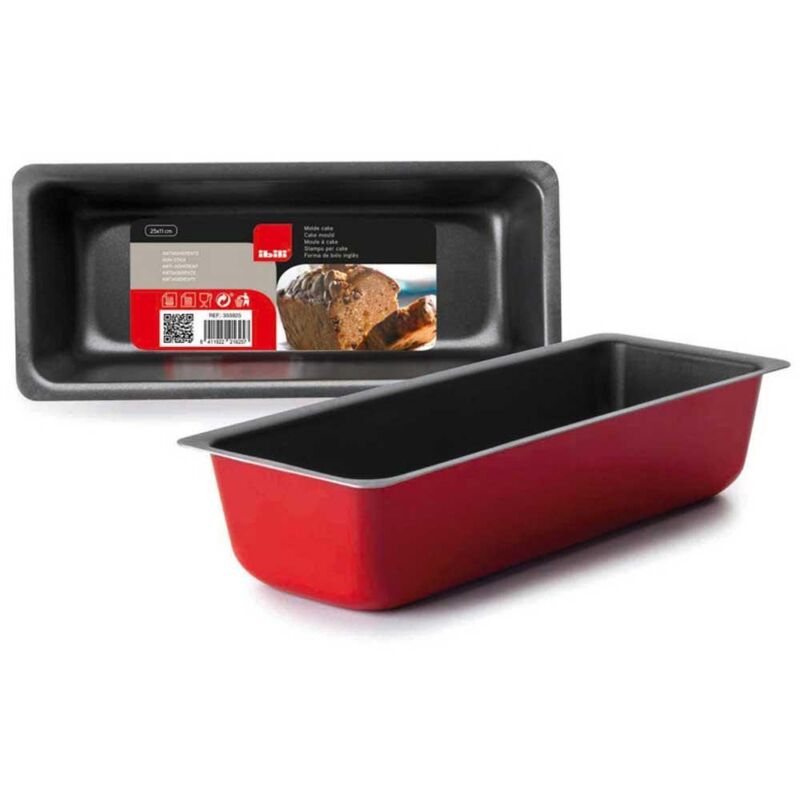 Moule Carré Antiadhésif Ibili Moka 24x24x4,5 Cm - Parfait Pour Pâtisserie