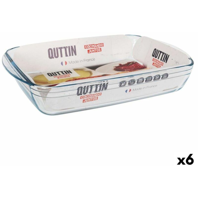 Quttin Vassoio Per Forno Pizza – 33x33 Cm, Multicolore, Acciaio