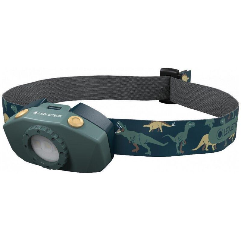 Ledlenser KidLED2 – Lampe Frontale Enfant 40 Lumens, Ultra Légère, 20h D'Autonomie, Vert