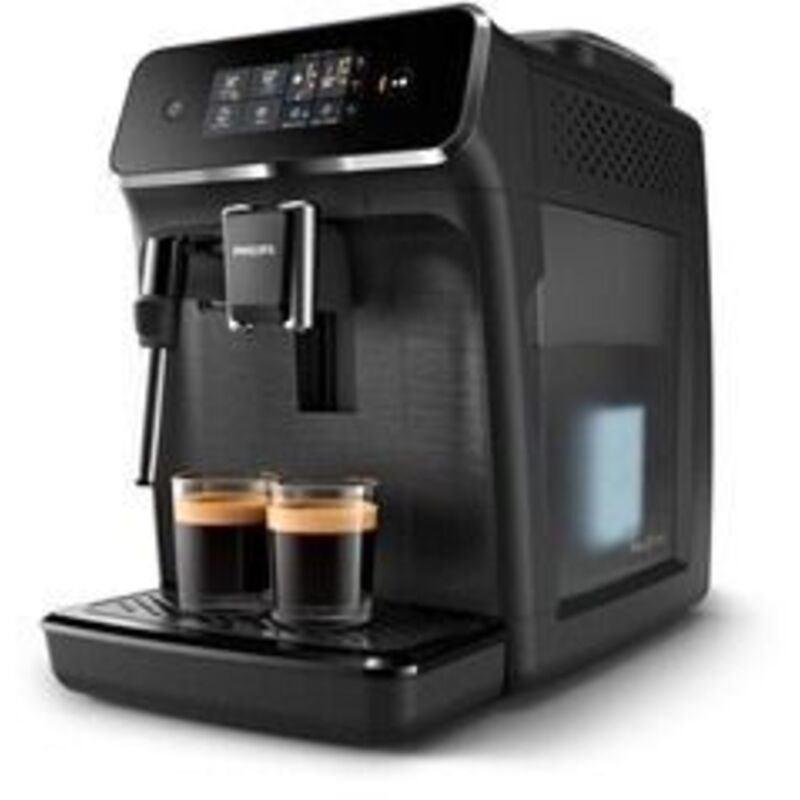 HOMCOM Machine à expresso machine à café à grains 1600W avec moulin à grains, buse vapeur, pompe