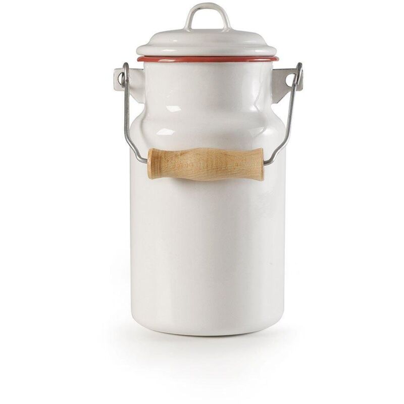 IBILI Burriera Bordeaux In Acciaio Smaltato – Contenitore Per Burro Artigianale 17x12x6 Cm