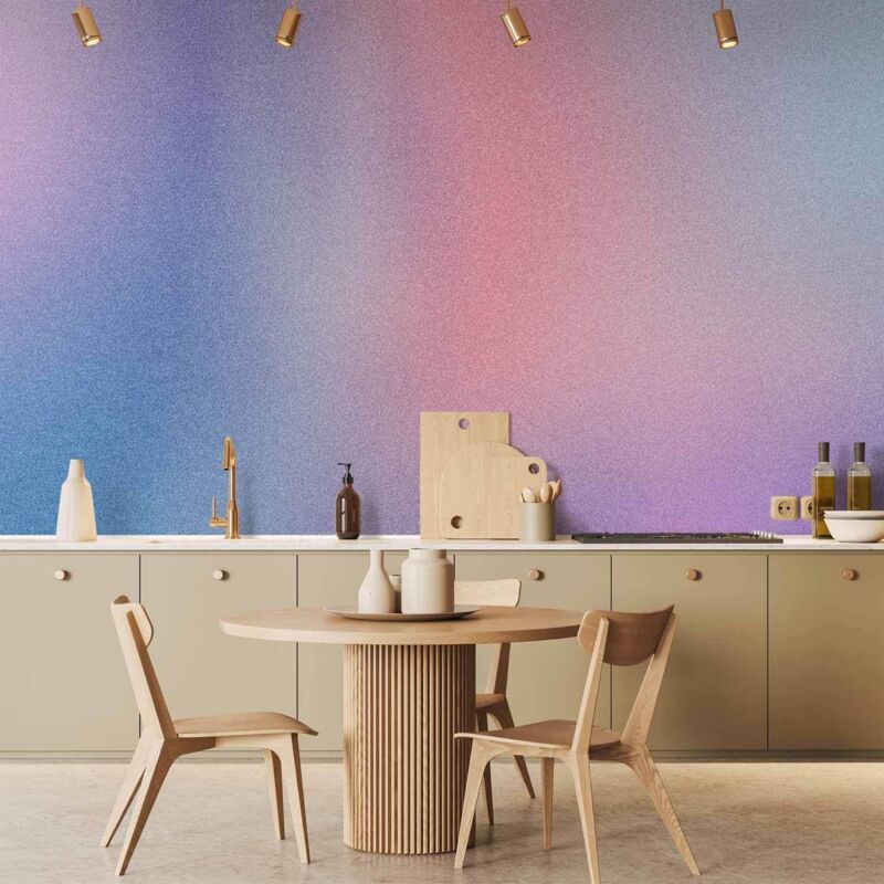 Papier peint artgeist dégradé arc en ciel 200x140 cm multicolore