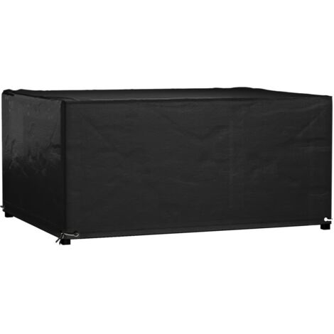 Housse de salon de jardin 8 œillets 160x120x75 cm rectangulaire vidaXL
