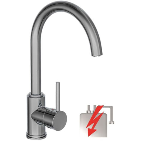 SCHÜTTE Mitigeur d évier avec bec verseur haut rond CASALLA chrome (1/5)