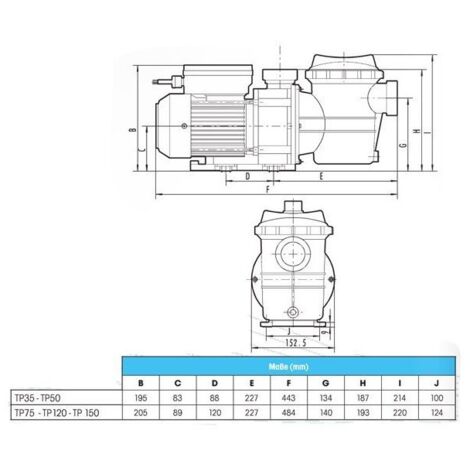 Ubbink Poolmax TP75 Pompe 7504397