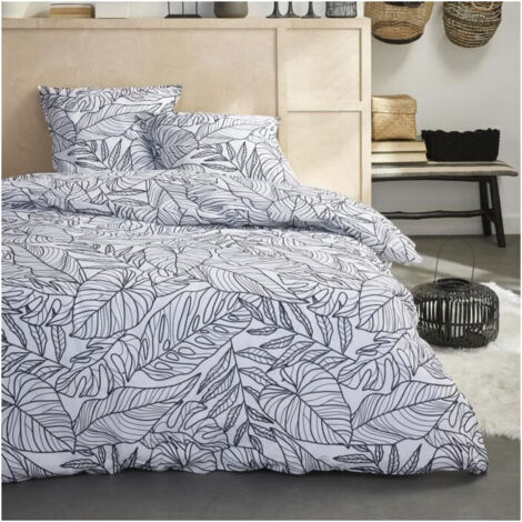 Parure de lit double - TODAY - Sunshine 16.12 - 220 x 240 cm - 100 % coton imprimé