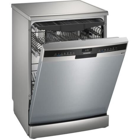 Siemens – Lave-vaisselle pose libre 14 couverts – Classe D – Indice de réparabilité 9,1 – Niveau sonore 42 dB – Acier inoxydable moderne - SIE1696038599355
