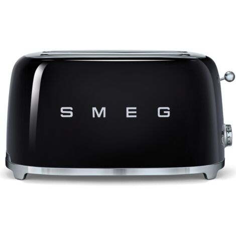 Smeg – Grille pain 2 fentes 1500W – Parois froides – 6 positions thermostat – Système de centrage automatique – Fonctions réchauffage et décongélation