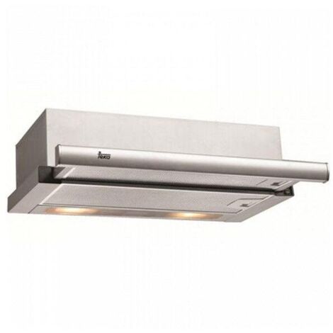 Teka – Hotte casquette 600mm – Capacité d'extraction 332 m³/h – 2 vitesses – Volume sonore 65 dB – Acier inoxydable – Éclairage halogène (1/5)