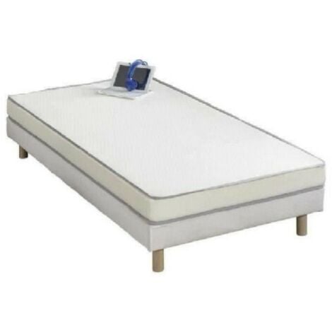 Matelas mousse 90 x 190 cm confort ferme épaisseur 10 cm